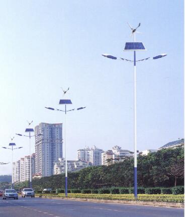風(fēng)光互補路燈系統(tǒng)設(shè)計方案（一套電源兩個燈）